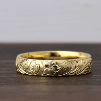 ハワイアンジュエリー ベビーリング 刻印対応