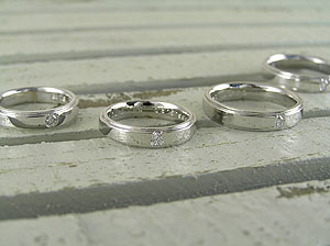 イメージサンプルのある結婚指輪