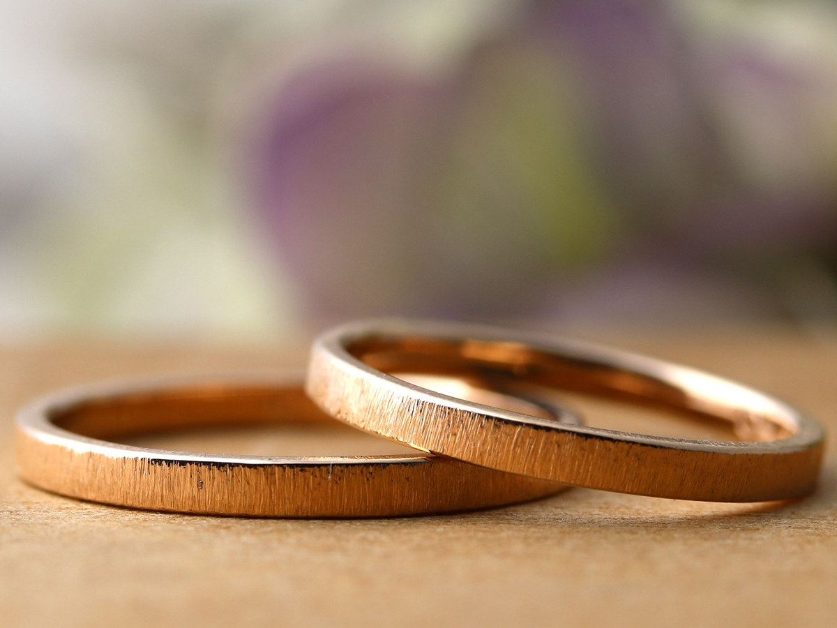 ゴールドカラーの結婚指輪