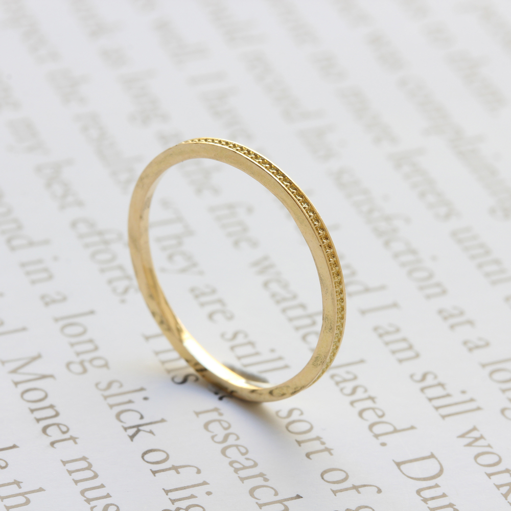 ヴィオラ・ウェーブ イエローゴールド